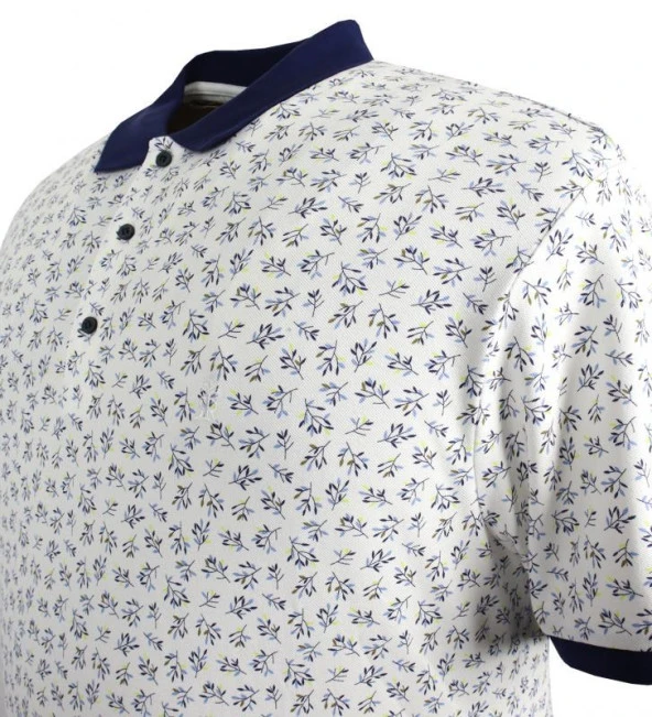 Erkek Büyük Beden 125 Kilo İçin Uygun Polo Yaka Likralı Pike Tişört - 10