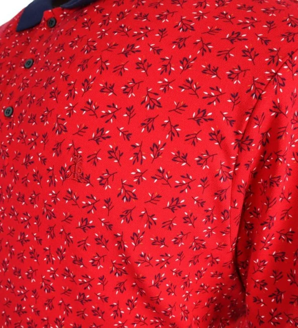 Erkek Büyük Beden 125 Kilo İçin Uygun Polo Yaka Likralı Pike Tişört - 11