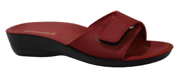 Ceyo Siena-4 Kırmızı Ortapedik Bayan Terlik & Sandalet ürün görseli