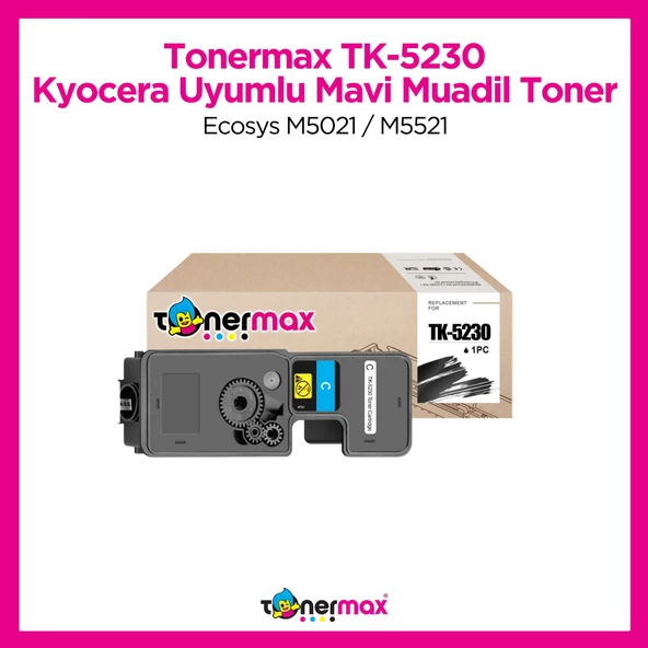 Kyocera TK-5230 Muadil Toner Mavi / Ecosys M5021 / M5521
