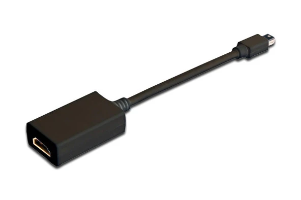 Beek Mini DisplayPort (mini DP)  HDMI Adaptörü, Kablolu, mini DP Erkek - HDMI tip A Dişi, altın kaplama, 1080P@60Hz, siyah renk, 0.20 metre
Beek Mini Display to HDMI Adapter, Mini DP M/HDMI F, Gold Plated, 1080P@60Hz, Black, 0.2M