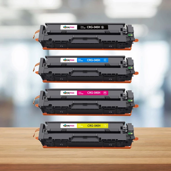 Canon CRG-045H Set Muadil Toneri/ LBP-611Cn / LBP-613Cdw / MF-631Cn / MF-633Cdw / MF-635Cx -Eco
