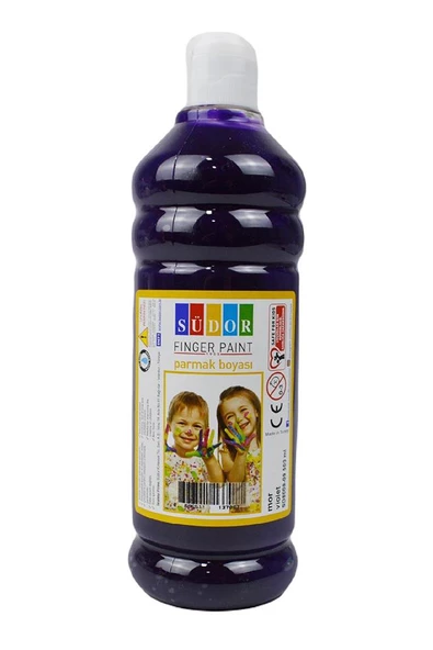 Parmak Boyası 500 Gr 1 Adet Çocuklar İçin Yıkanabilir Parmak Boya Südor Okul Hobi Kreş Etkinlik - 8