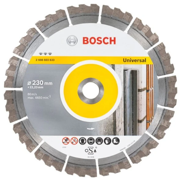 BOSCH Expert MultiMeterial Yapı Malzemeleri İçin Elmas Testere 230 mm