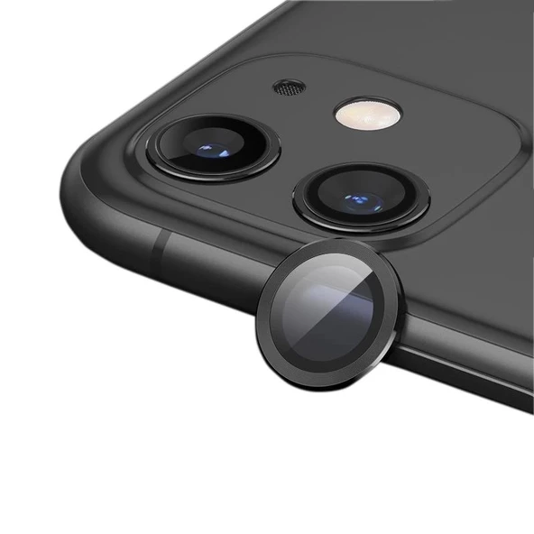 iPhone 13 / 13 Mini Toz Geçirmez Temperli Kamera Lens Koruyucu - Resim 4