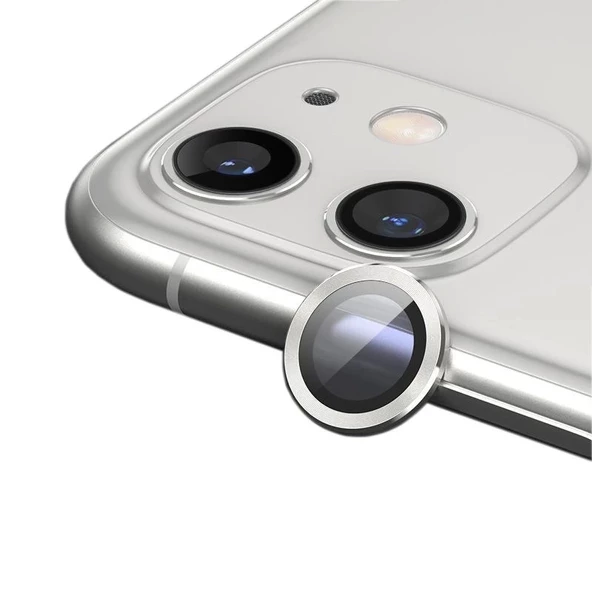 iPhone 13 / 13 Mini Toz Geçirmez Temperli Kamera Lens Koruyucu - Resim 2
