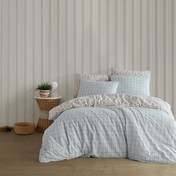 Soley | Mix & Match | Mosaic | %100 Pamuklu Çift Kişilik Nevresim Seti - 2