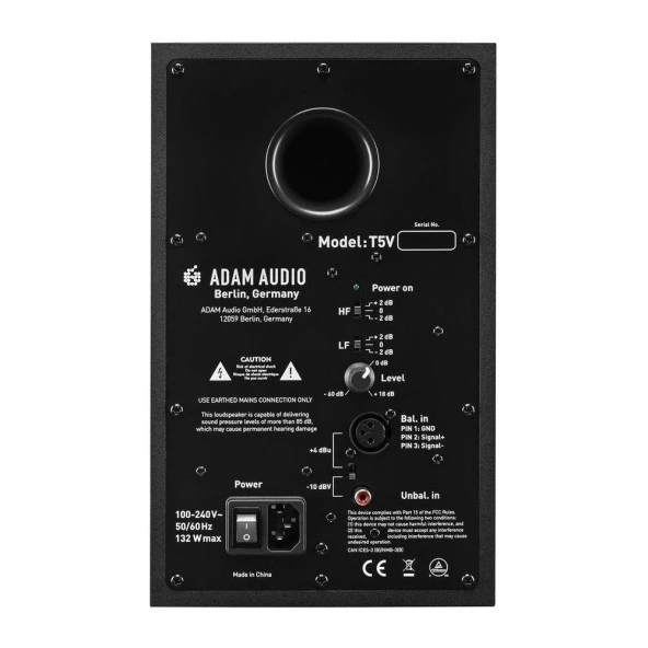 ADAM Audio T5V 5 inç Aktif Monitör Hoparlör (Tek) - 2