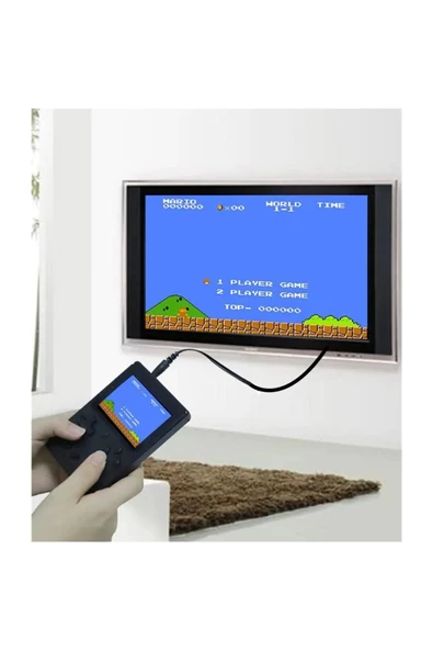 Cosmostech Sup Game Box Plus 400 Oyunlu Taşınabilir Mario Oyunlu Retro El Atarisi Beyaz - 6