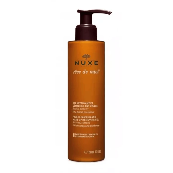 Nuxe Reve De Miel Gel Nettoyant 200 ml Yüz ve Makyaj Temizleme Jeli