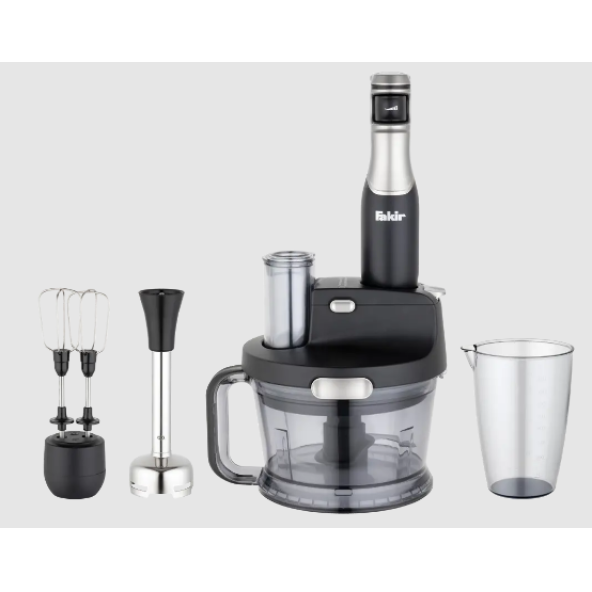 Fakir Speed Quadro Black Silver 1000 W Blender Seti