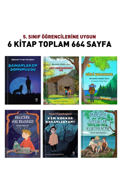 5. Sınıf Özel Set 6 Kitap 664 Sayfa ürün görseli