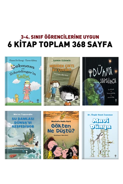 3-4. Sınıf Çocuk Okuma Kitapları 6 Kitap 368 Sayfa