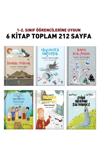 1-2. Sınıflara Kitabı Sevdiren Set 6 Kitap 212 Sayfa ürün görseli
