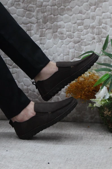 Bulldozer 241051 Nubuk Rahat Yumuşak Hakiki Deri Erkek Ayakkabı - Resim 5