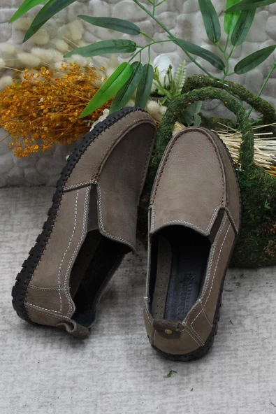 Bulldozer 241051 Nubuk Rahat Yumuşak Hakiki Deri Erkek Ayakkabı - Resim 12