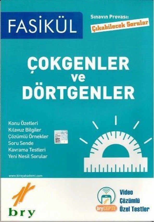 Çokgenler Dörtgenler Sınavın Provası Çıkabilecek Sorular Fasikül Birey Yayınları