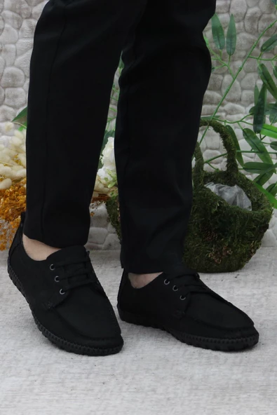 Bulldozer 241052 Nubuk Rahat Yumuşak Hakiki Deri Erkek Ayakkabı - Resim 2