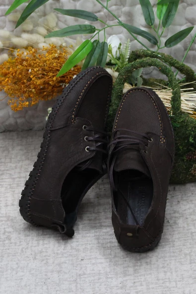 Bulldozer 241052 Nubuk Rahat Yumuşak Hakiki Deri Erkek Ayakkabı - Resim 11