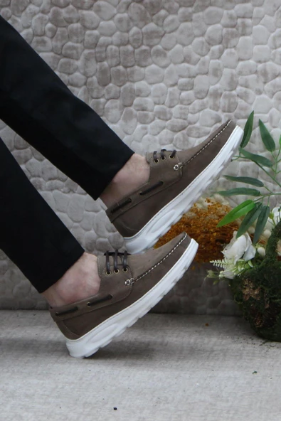 Bulldozer 241112 Rahat Hafif Esnek Orijinal Ürün Nubuk Hakiki Deri Erkek Ayakkabı - Resim 11