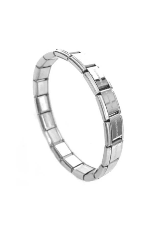 Çelik İtalyan Charm Esnek Bileklik - Resim 2