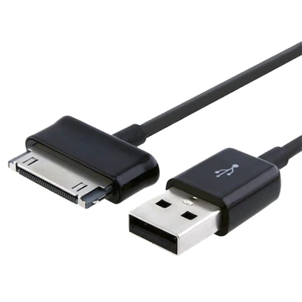 SAMSUNG TABLET DATA KABLOSU USB TO SAMSUNG 1 METRE SİYAH KABLO (2818)