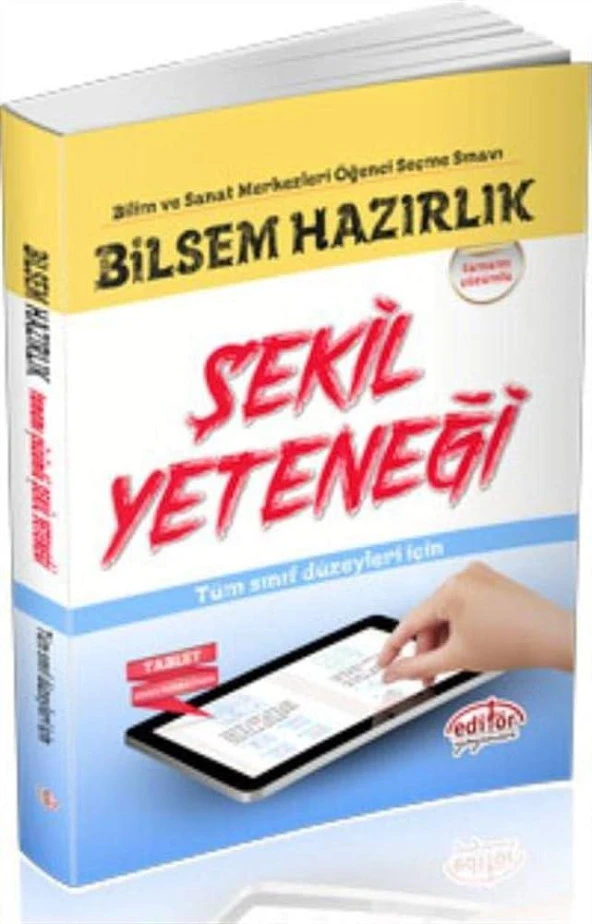 EDİTÖR BİLSEM HAZIRLIK ŞEKİL YETENEĞİ