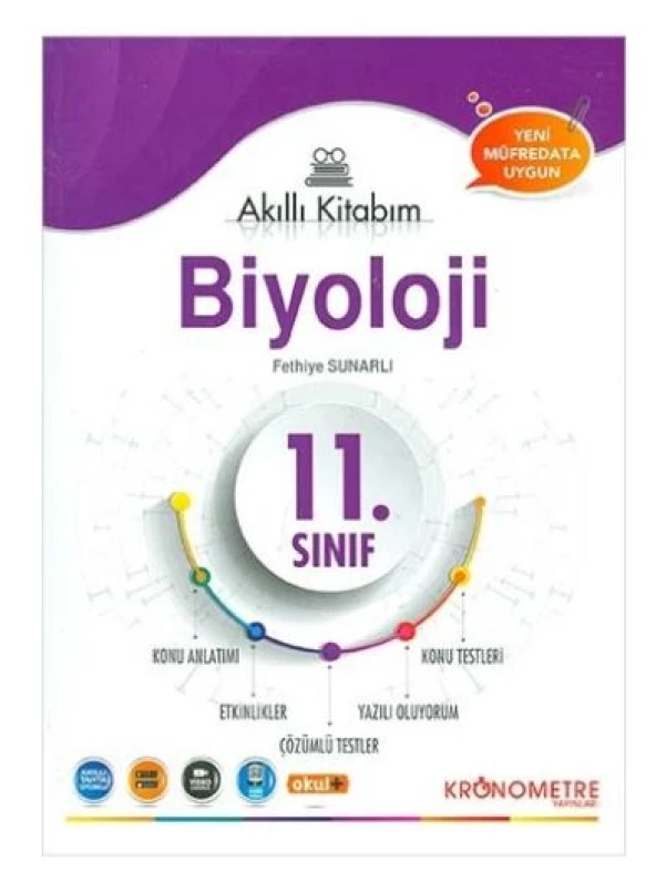 KRONOMETRE 11.SINIF BİYOLOJİ AKILLI KİTABIM