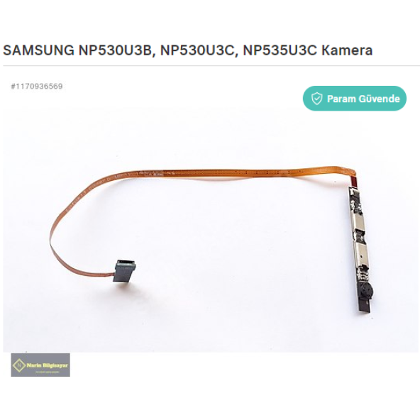 SAMSUNG NP530U3B, NP530U3C, NP535U3C Kamera