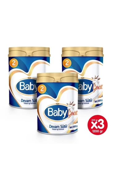 Baby Goat 2 Keçi Sütü Maması 400gr 3 Adet