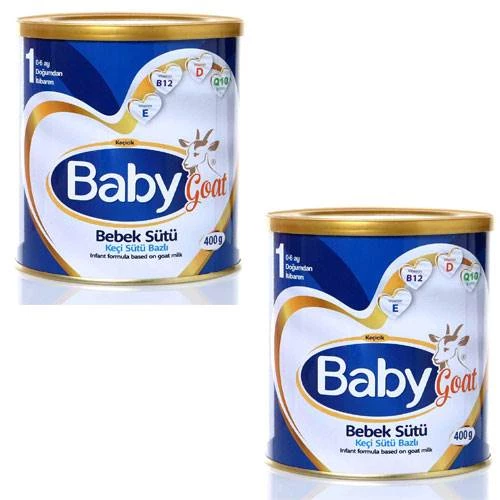 Baby Goat 1 Keçi Sütü Maması 400gr 2 Adet