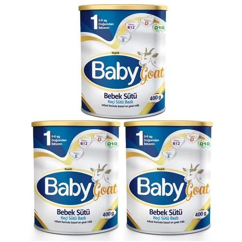 Baby Goat 1 Keçi Sütü Maması 400gr 3 Adet