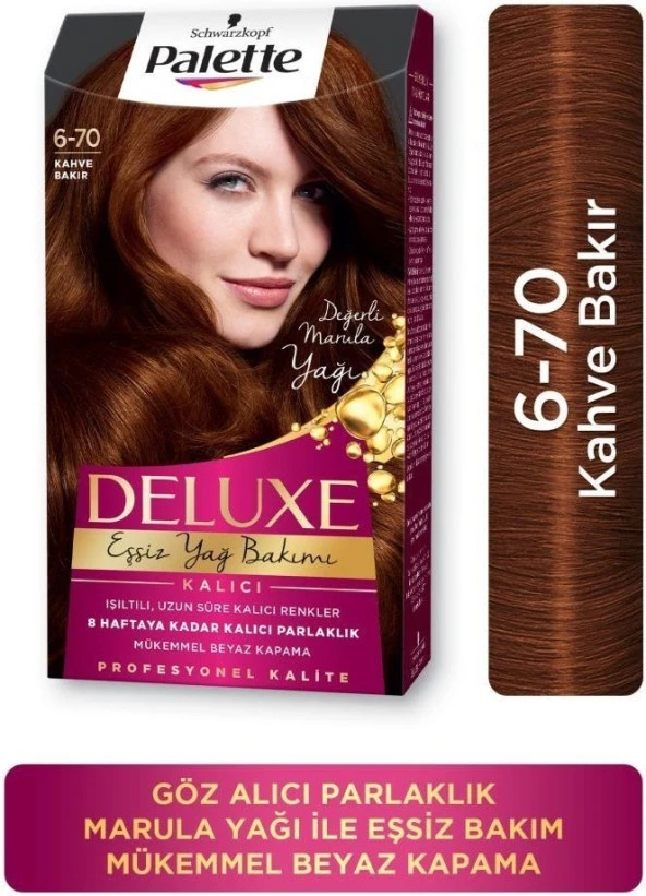 palette Deluxe 6-70 Kahve Bakır Saç Boyası