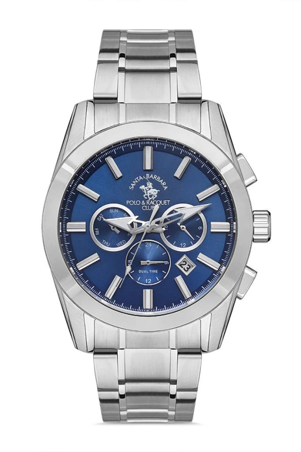 Santa Barbara Polo Racquet Club SB.1.10445.2 Tüm Fonksiyonları Aktif Metalik Renk Erkek Kol Saati ürün görseli 1
