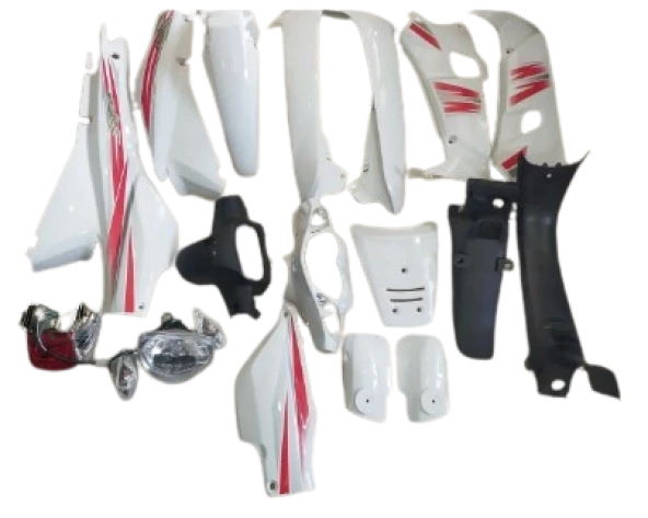 CUB ÇELİK-KMT-ASYA CUB KAPORTA SETİ BEYAZ FAR STOP DAHİL ürün görseli 1