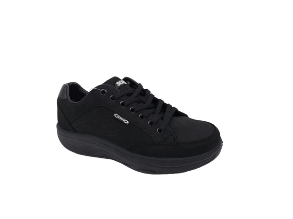 Scooter M0781NS Erkek Siyah Nubuk Deri Su Geçirmez Casual Ayakkabı - Resim 4