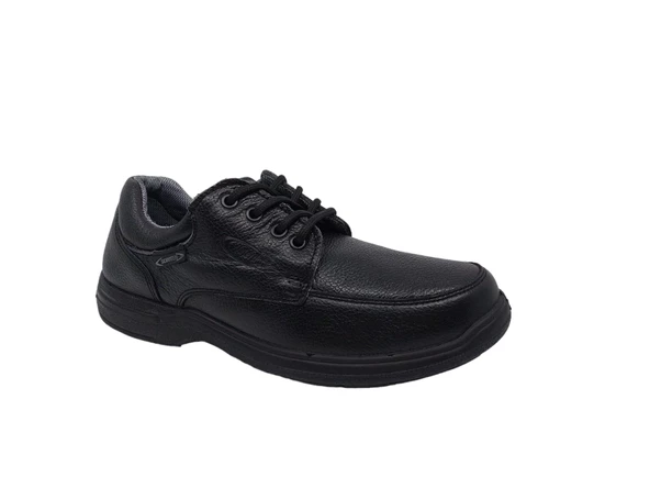 Scooter M3080FS Erkek Siyah Bağcıklı Hakiki Deri Su Geçirmez Ayakkabı - Resim 4