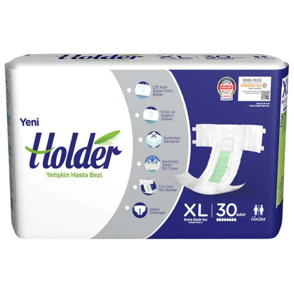 Holder Belbantlı XL 30'lu Hasta Bezi