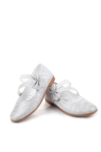 Walkenzo 3735 Kız Çocuk Taşlı Balerin Babet Ayakkabı - Resim 5