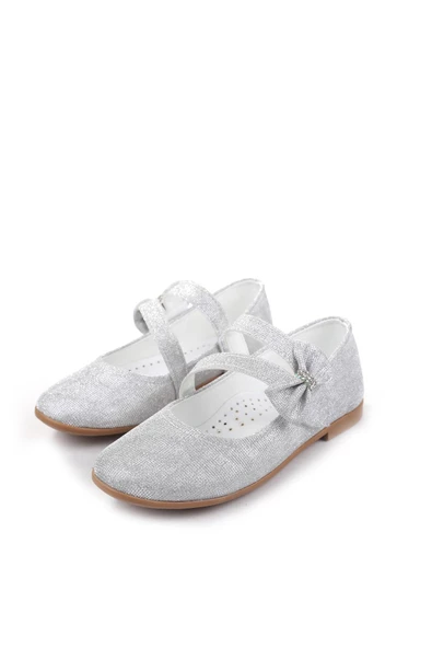 Walkenzo 3735 Kız Çocuk Taşlı Balerin Babet Ayakkabı - Resim 3