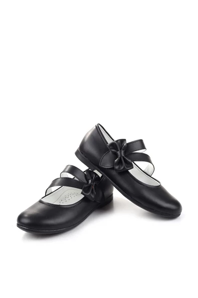 Walkenzo 3735 Kız Çocuk Balerin Fiyonk Cırtlı Babet Ayakkabı - 3