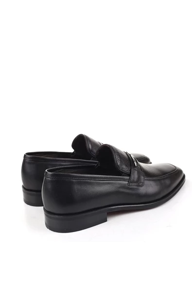 Walkenzo 3728 Hakiki Deri Bağcıksız Klasik Erkek Ayakkabı - 4