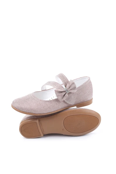 Walkenzo 3735 Kız Çocuk Taşlı Balerin Babet Ayakkabı - Resim 9