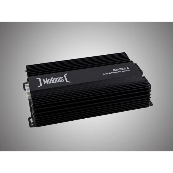 Mobass Oto Anfi 2400w 4 Kanal Bass Kontrollü Mb-600.4 - 1