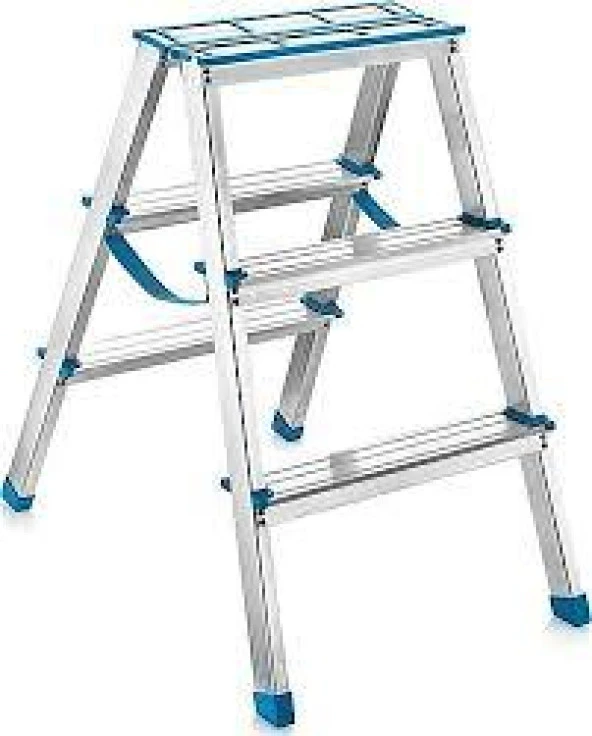 Doğrular-Perilla Çift Çıkışlı 3+3 Basamaklı Alüminyum Merdiven - 2