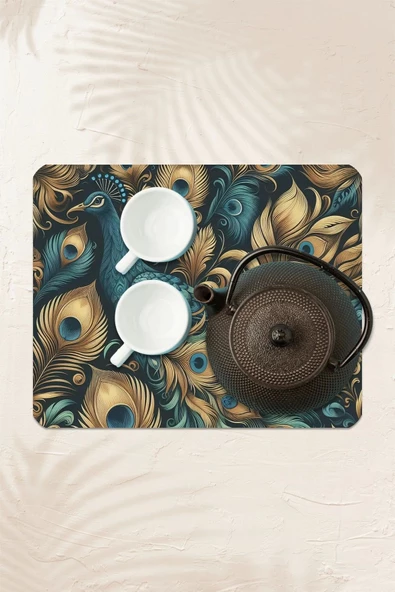 Valerine Life Kahve Makinesi Matı Su Geçirmez Kaymaz Yıkanabilir Çaycı, Çay Espresso Makinesi Pad 35x45cm 27240109 - 3