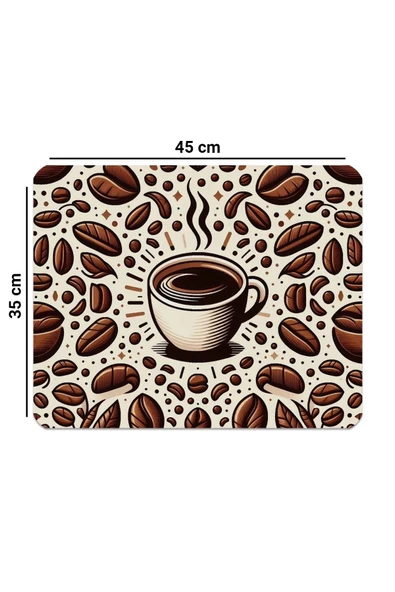 Valerine Life Kahve Makinesi Matı Su Geçirmez Kaymaz Yıkanabilir Çaycı, Çay Espresso Makinesi Pad 35x45cm 27240101 - 4