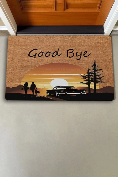 Valerine Life Good Bye Gün Batımı Kapı Önü Paspası 45x70cm - Resim 2
