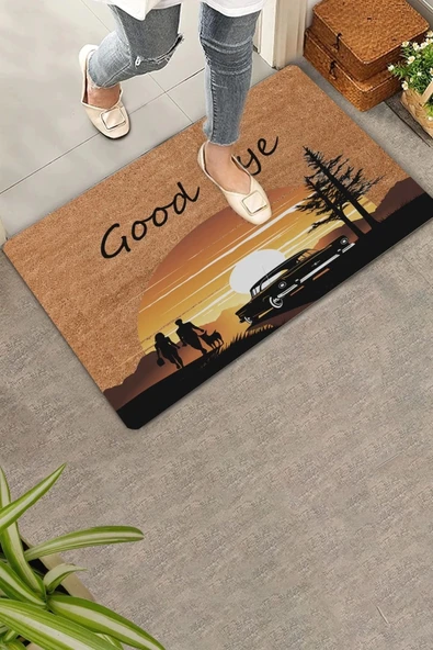 Valerine Life Good Bye Gün Batımı Kapı Önü Paspası 45x70cm - Resim 5