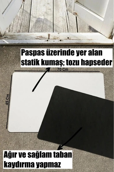 Valerine Life Neon Çip ve Devre Desenli Welcome Kapı Önü Paspası 45x70cm - 4